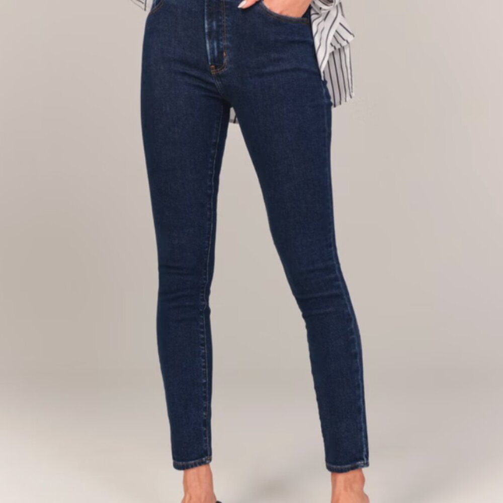 NWT Abercrombie Skinny Ankle Jeans, Size 25/0 R